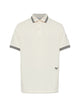 Moncler Logo-Embroidered Striped-Trim Polo Shirt