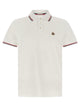 Moncler Tricolor Trim Polo Shirt
