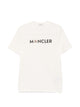 Moncler Natural Cotton Short Sleeve T-Shirt