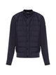 Moncler High-Neck Quilted-Front Jacket