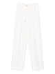 Moncler Drawstring Pleated Straight-Leg