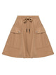 Moncler Cotton Blend A-Line Mini Skirt