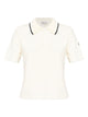 Moncler Contrast Stripe Polo Shirt