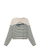 Moncler Logo-Embroidered Striped Sweater