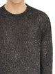 Avant Toi Crew Neck Sweater In Cotton And Linen