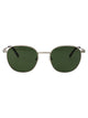 Lacoste Semimatte Silver Metal Sunglasses