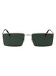Lacoste Silver/Green Metal Sunglasses