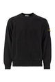 Stone Island Cotton Crew Neck Sweatshirt With Compass Badge