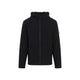 Stone Island Black Cotton Hoodie Sweater