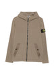 Stone Island Cotton Ribbed Hooded Jacket
