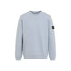Stone Island Ash Grey Cotton Sweatshirt