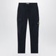 Stone Island Navy Blue Trousers With Compass Logo