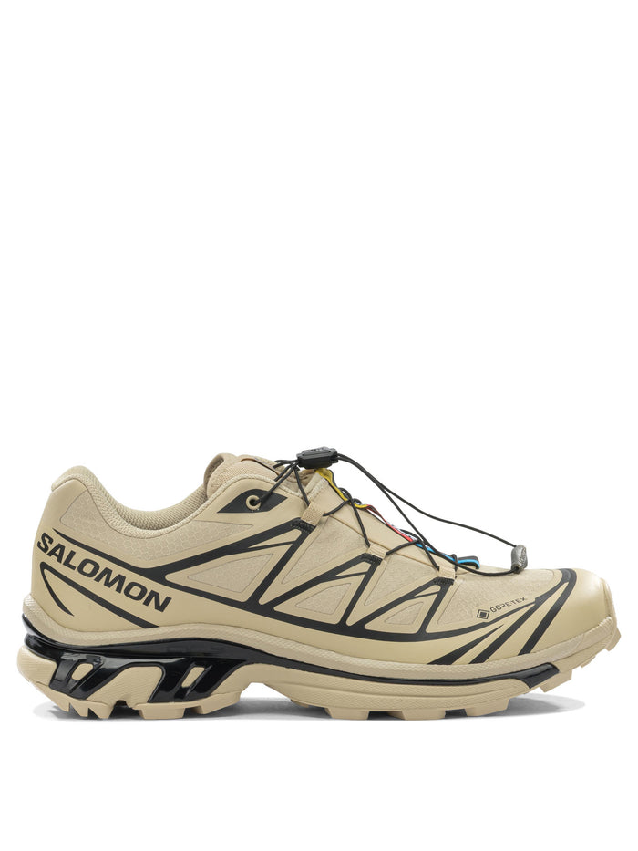 Salomon  Beige Fabric Sneakers