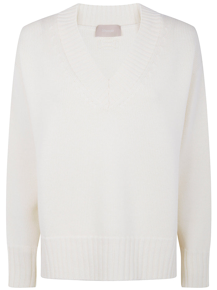 Drumohr Long Sleeve V Neck Sweat