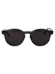 Lacoste Transparent Dark Grey Acetate Sunglasses