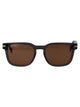 Lacoste Transparent Grey Acetate Sunglasses