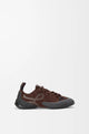 Loewe Dark Brown Grip Sneakers