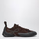 Loewe Grip Sneakers In Suede Calfskin Leather With Contrasting Molded Tpu Inserts