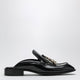 Loewe Edge Mule Loafers In Brushed Calf Leather, Black