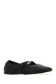 Loewe Black Nappa Leather Pebble Ballerinas