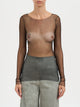 Cortana Silk Tulle Top