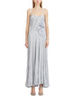 Elisabetta Franchi Red Carpet Dress With Flower Detail