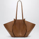 Yuzefi Large Mochi Bag In Hazel Pebblegrained Leather