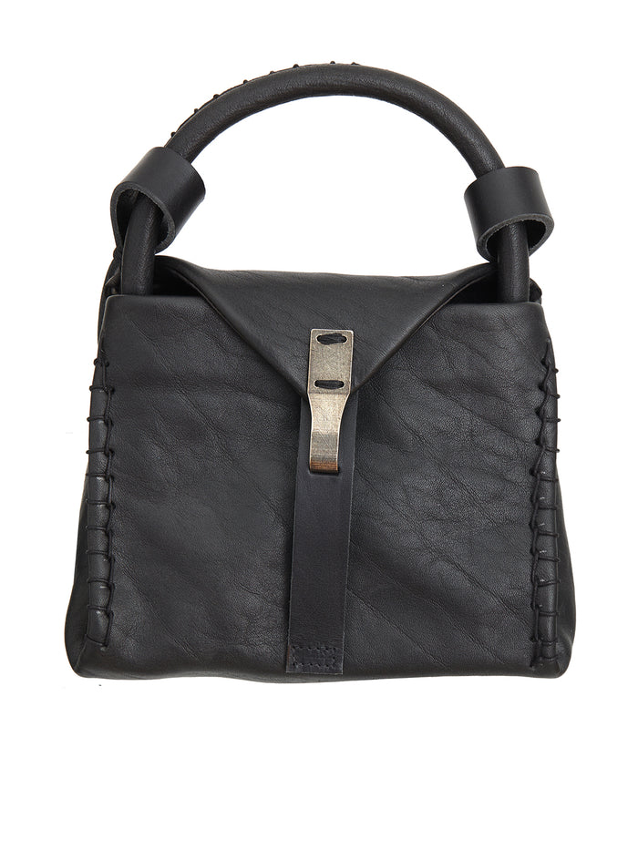 Valentina Banella Medium Handle Stitch Leather Bag