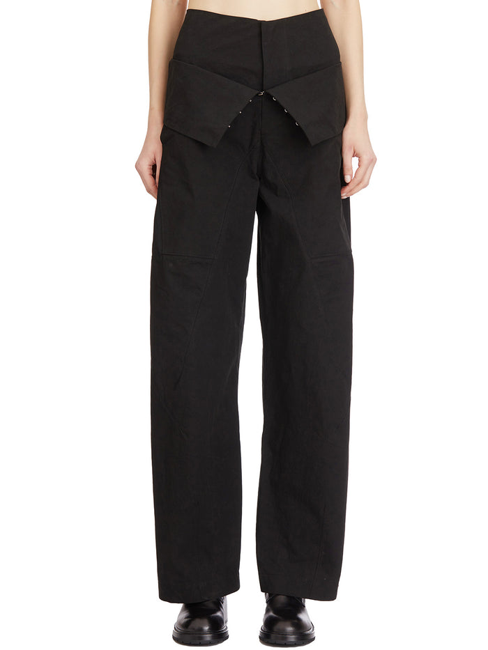 Yehuafan Wide Cotton Trousers