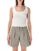 Low Classic Low Classic Lace-Trim Sleeveless Knit Top