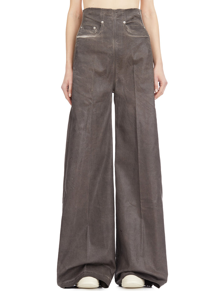 Drkshdw Pantaloni In Denim Dirt Cooper Darkdust