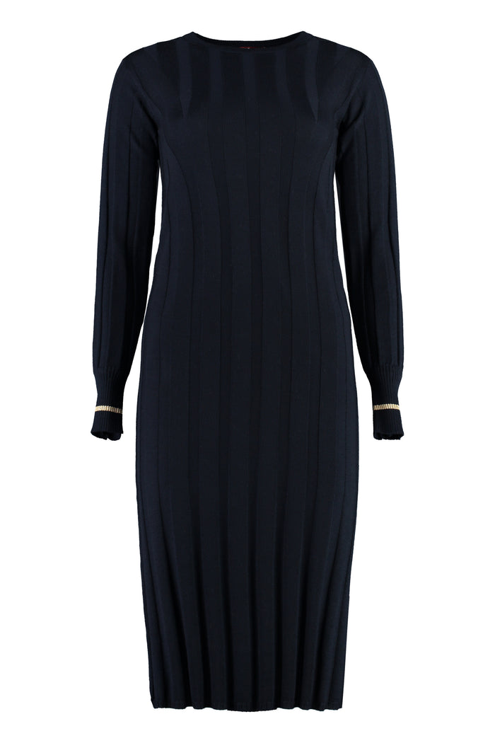 Max Mara Studio Leccio Virgin Wool Dress