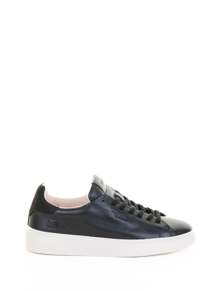 D.a.t.e Levante Black Leather Sneaker