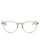 Linda Farrow Ash/ Light Gold Acetate Glasses