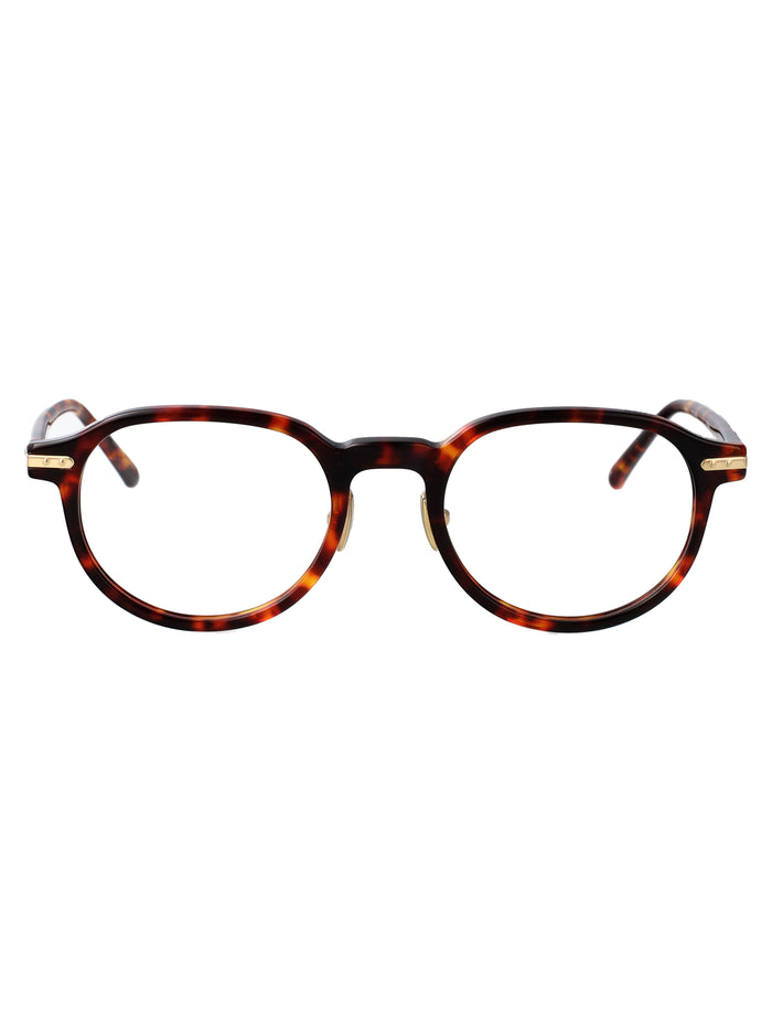Linda Farrow Dark T-Shell/ Light Gold Acetate Glasses