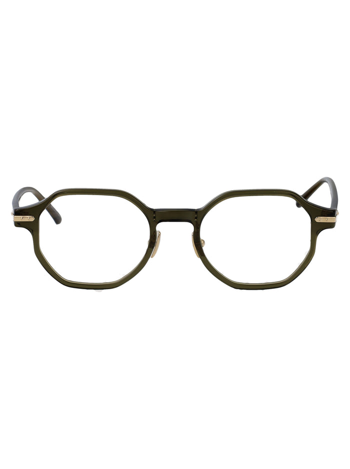 Linda Farrow Olive Green Acetate Glasses
