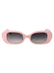 Linda Farrow Pink Acetate Sunglasses