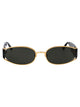 Linda Farrow Yellowgold/Black/Grey Titanium Sunglasses