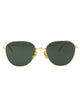 Linda Farrow Yellowgold/Whitegold/Green Titanium Sunglasses