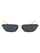 Linda Farrow Yellowgold/Grey Titanium Sunglasses