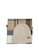 Barbour "Pendle" Beanie And "Blair" Scarf Set.