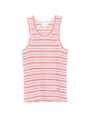 A.p.c. Top Ample Sans Manches Raye