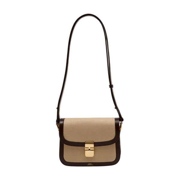 A.p.c. Grace Small Shoulder Bag -  - Leather - Beige