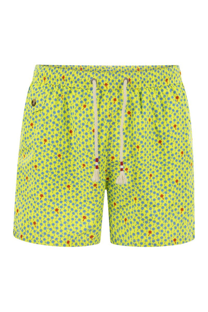 Mc2 Saint Barth Lightweight Fabric Swimming Costume With Print