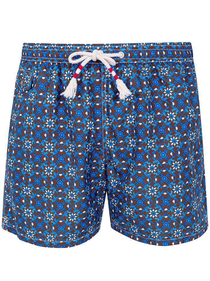 Mc2 Saint Barth "Lighting 70 Micro Deco" Swim Shorts