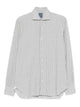 Barba Napoli Light Grey Cotton Shirt