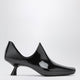 Loewe Emily Aqua Ankle Boots In Glossy Black Pvc With Multicolour Socks
