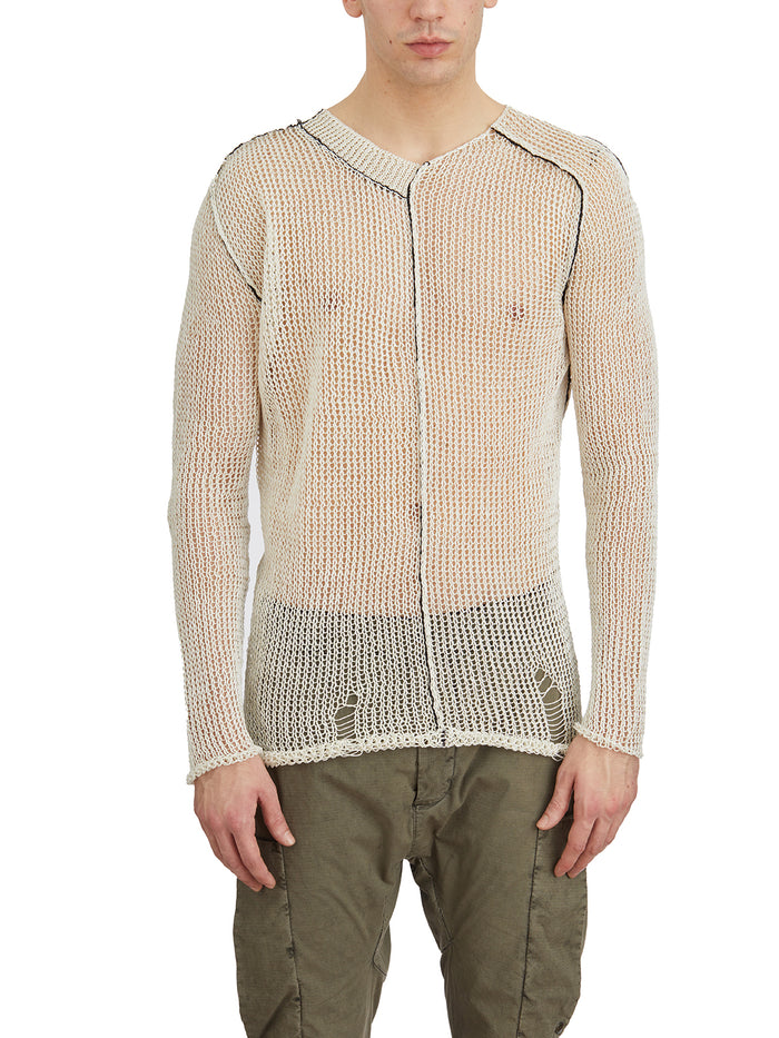 Masnada Crew Neck Linen Sweater