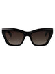 Longchamp Black Acetate Sunglasses