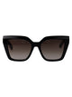 Longchamp Black Acetate Sunglasses
